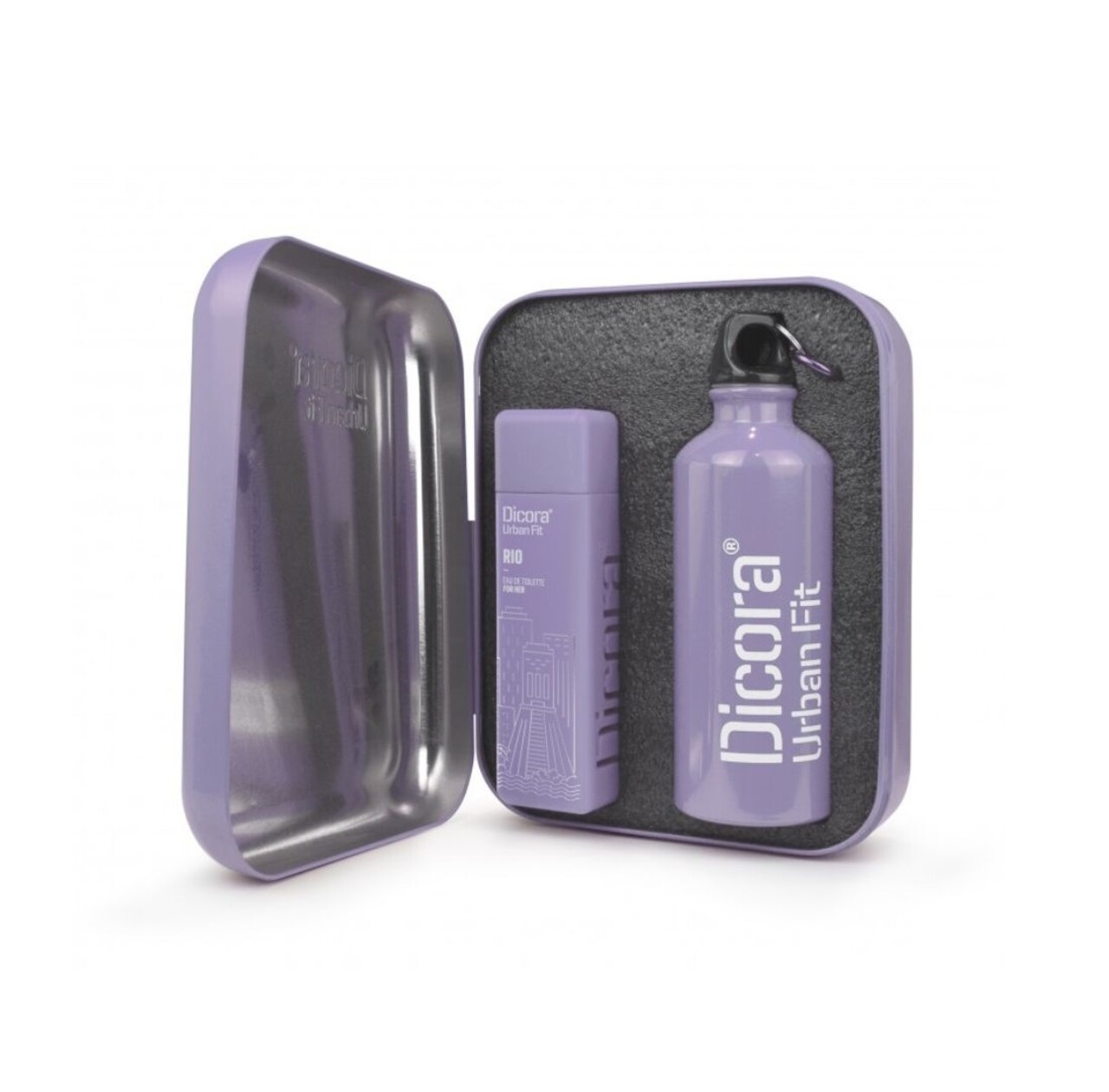 Set cadou dama Apa de toaleta Rio 100ml + sticla sport 500ml, Dicora Urban Fit - imagine 3